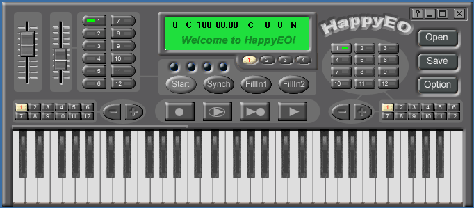 PC Electronic Keyboard Gold Screenshot